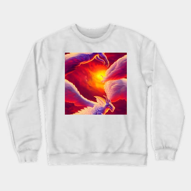 Dragon Scales, Twenty-Seven: Crewneck Sweatshirt by EverythingSings.Art